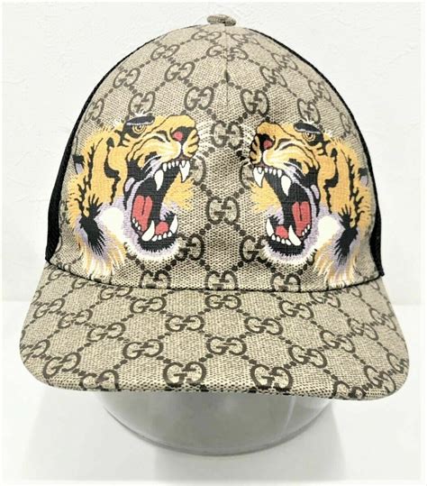 gucci cap tiger blau|gucci tiger print bucket hat.